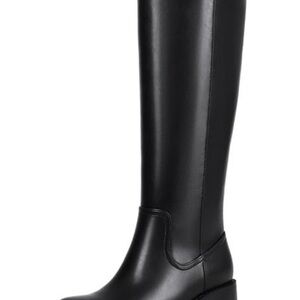 Elegant Black Knee-High Women's Boots